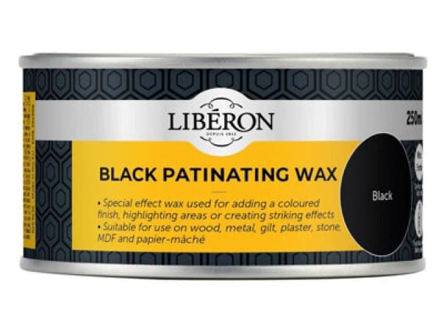 Liberon Patinating Wax 126821 Colour: Black