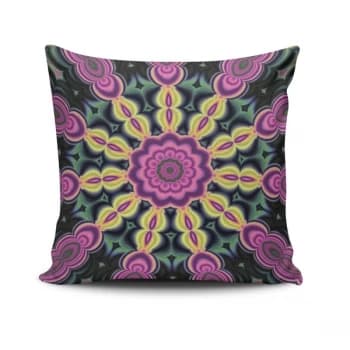 MANDALA-08 - No Filling Multicolor Cushion Cover