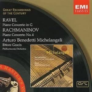 Piano Concerto in G/Piano Concerto No 4 by Maurice Ravel CD Album
