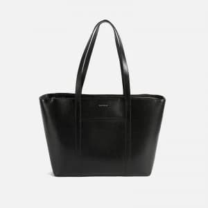Ted Baker Womens Kimiaa Saffiano Bar Detail E/W Tote Bag - Black
