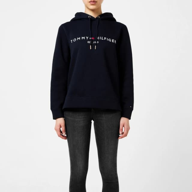 Tommy Hilfiger Essential Hilfiger Hoodie - Blue Blue 16