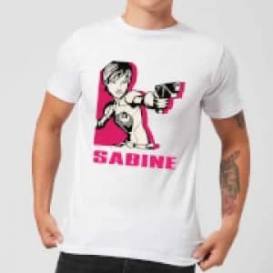 Star Wars Rebels Sabine Mens T-Shirt - White - L