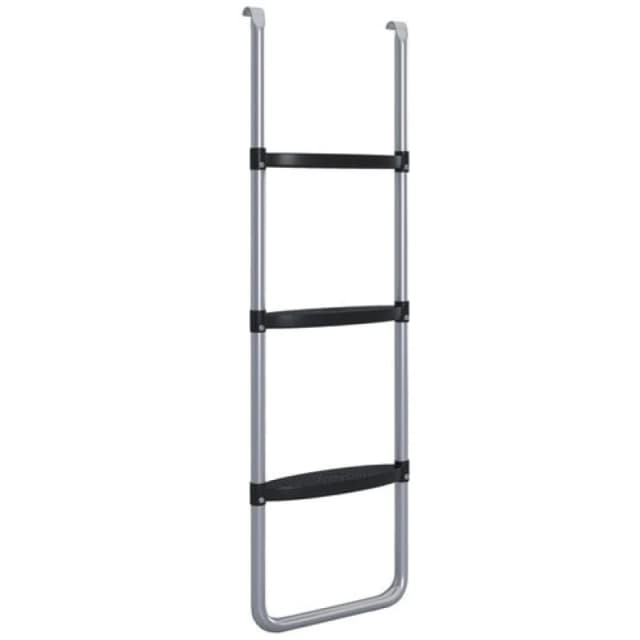 SPORTNOW 2 Steps/3 Steps Galvanised Steel Trampoline Ladder Climbing Silver