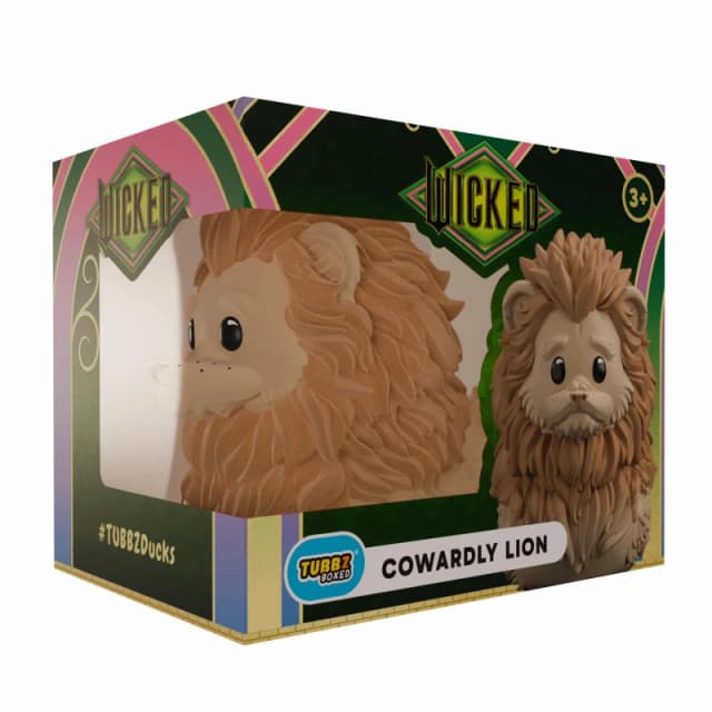 TUBBZ Box-Ausgabe: Wicked for Good - Cowardly Lion Cosplaying Gummiente Vinylfigur - Offizielle Sammelfigur fur Fans von Wicked Cowardly Lion (Boxed)