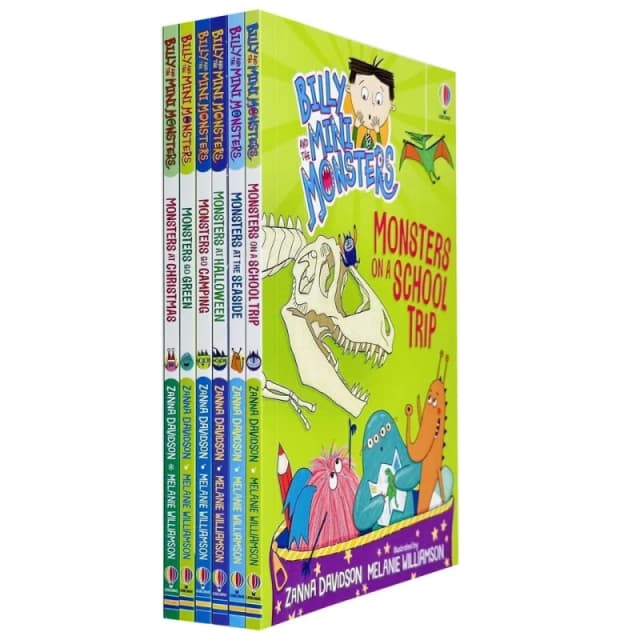 Billy And The Mini Monsters Series 2 Six Book Collection Zanna Davidson For Ages Seven To Twelve Zanna Davidson Books