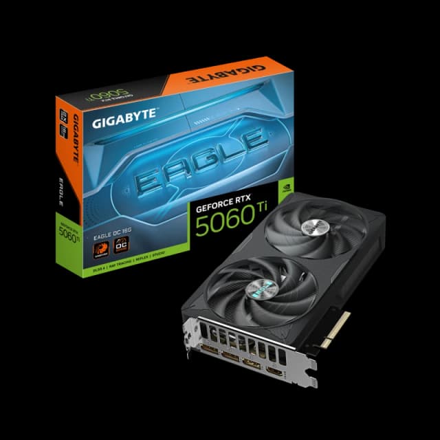 Gigabyte GeForce RTX 5060 Ti WINDFORCE OC 16GB Graphics Card - GV-N506TWF2OC-16GD