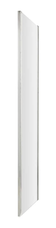 Balterley 8mm Toughened Safety Glass Shower Side Panel Chrome 700mm Silver
