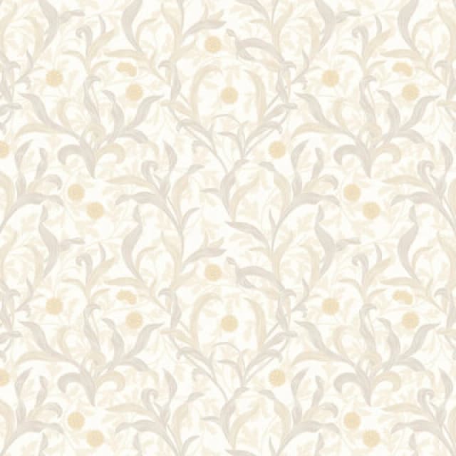 Hoopla Walls Floral Trail Stone Wallpaper