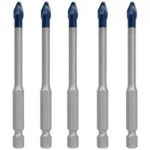 Bosch Accessories EXPERT HEX-9 HardCeramic 2608900599 Tile drill bit set 5 Piece 6mm Hex shank 5 pc(s)