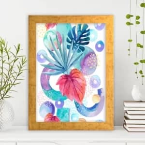AC1036766047 Multicolor Decorative Framed MDF Painting