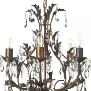 Botte Multi Arm Chandelier Bronze