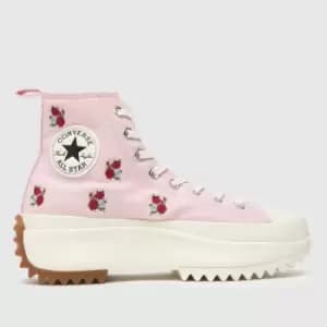 Run Star Hike Platform Embroidered Floral