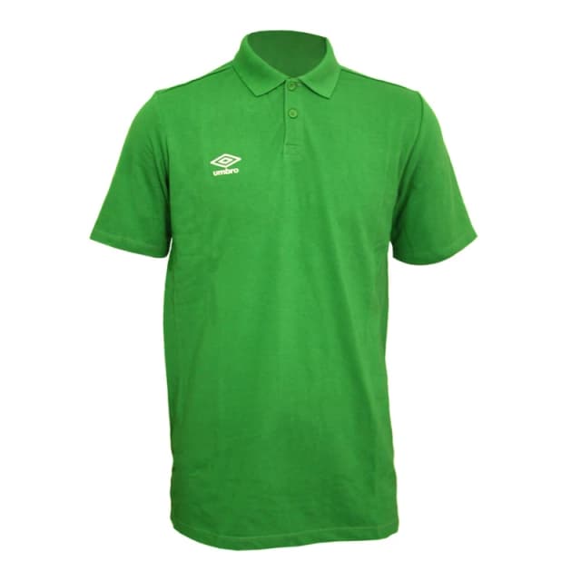 Umbro Umbro Men Essential Polo Shirt in Green Size: Small Green S Male 5063652074572