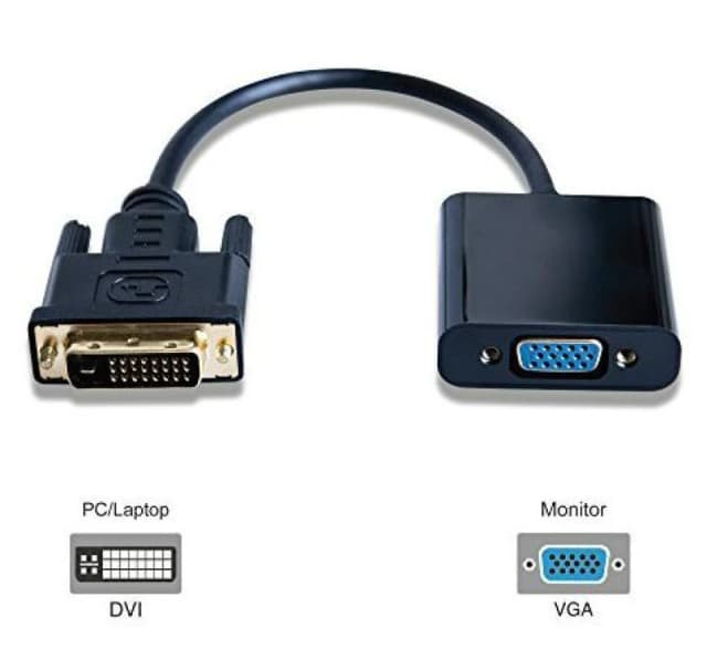 Microconnect DVIDVGA video cable adapter 0.25 m DVI-D VGA (D-Sub) Blac