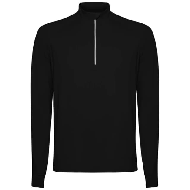 ROLY ROLY Men Estambul Quarter Zip Long-Sleeved Sweatshirt in Black Size: Small Black S Male 5063703438445