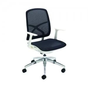 First Soho Task Chair Black MeshWhite CH0799