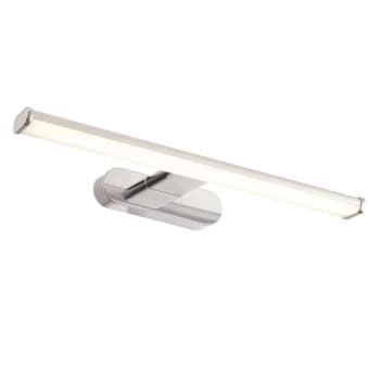 Endon Moda - LED 1 Light Bathroom Wall Chrome Abs Plastic, Frosted Polypropylene IP44