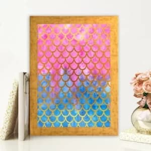 AC714975397 Multicolor Decorative Framed MDF Painting