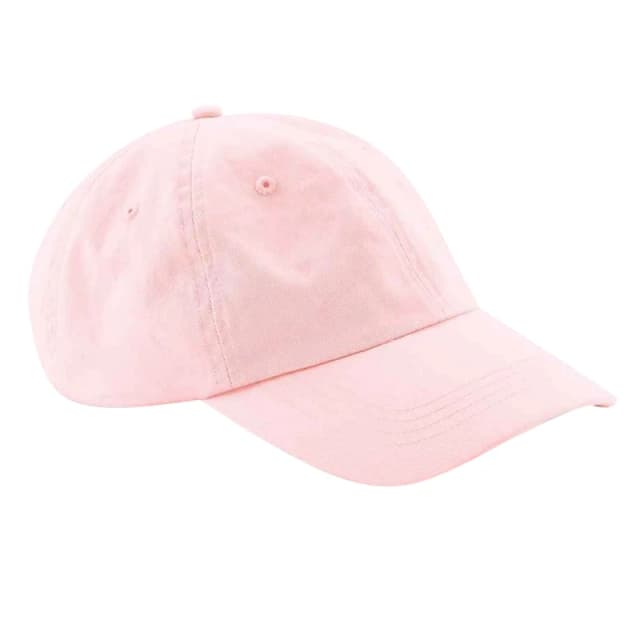 Beechfield Beechfield Men Cotton Baseball Cap in Pink Pink One Size Male 5063300462478