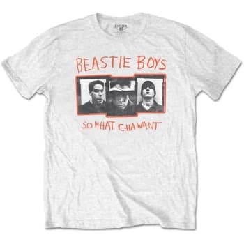 The Beastie Boys - So What Cha Want Unisex Large T-Shirt - White
