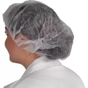 White Bouffant Cap, Pack of 100
