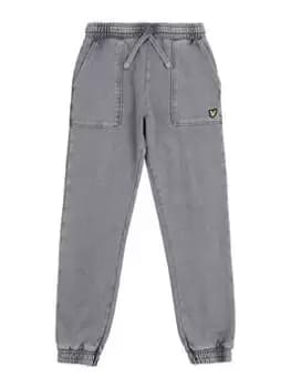 Lyle & Scott Boys Acid Wash Joggers - Grey, Size 10-11 Years