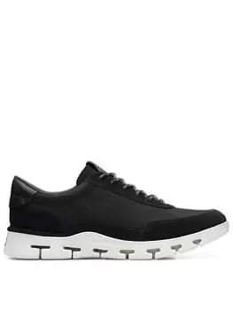 Clarks Nature X One Trainer, Black, Size 11, Men