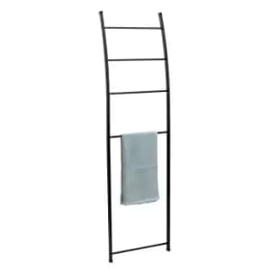 Showerdrape Loft Towel Rail Ladder Matt Black