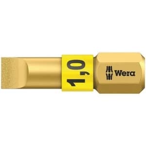 Wera 800/1 BDC BiTorsion Slotted Bits Diamond Coated 5.5 x 25mm (Pack 10)
