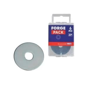 ForgeFix Flat Repair Washers ZP M10 x 40mm ForgePack 6