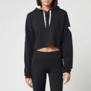 Reebok Womens Myt 1/4 Zip Hoody - Black - L