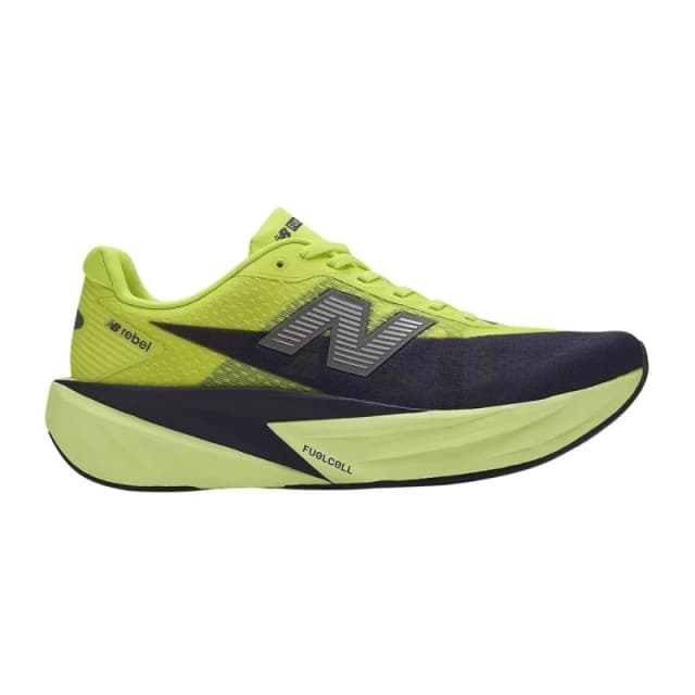 New Balance FuelCell Rebel v5 Shoes Green Black SS26, Size 45 - EUR