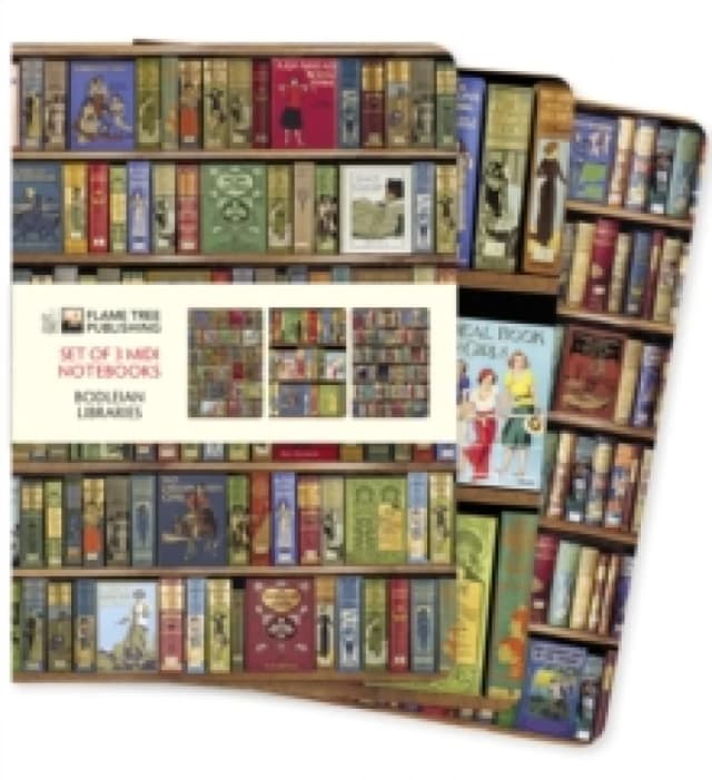 Bodleian Libraries Set of 3 Midi Notebooks Notebook / blank book