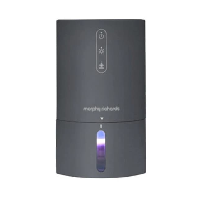 Morphy Richards PureFresh 0.9L Dehumidifier in Grey Size: Small Grey Small Unisex 5056765401748