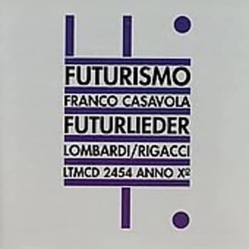 Franco Casavola - Futurlieder CD
