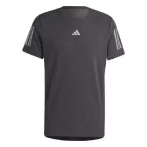 adidas Own the Run Heather T-Shirt Mens - Black
