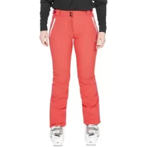 Trespass Womens/Ladies Lois Ski Trousers (XXS) (Hibiscus Red)