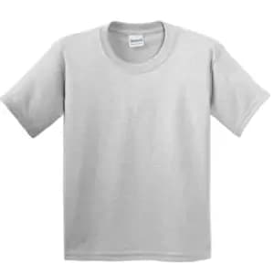 Gildan Youth Unisex Heavy Cotton T-Shirt (L) (Ash Grey)