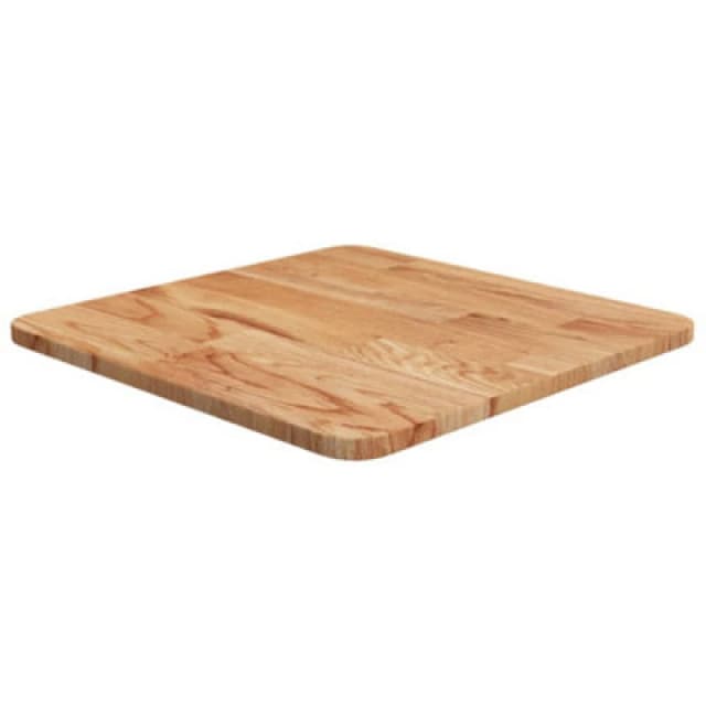 Vidaxl Square Table Top Light Brown 40X40X1.5Cm Treated Solid Wood Oak, Brown 343000