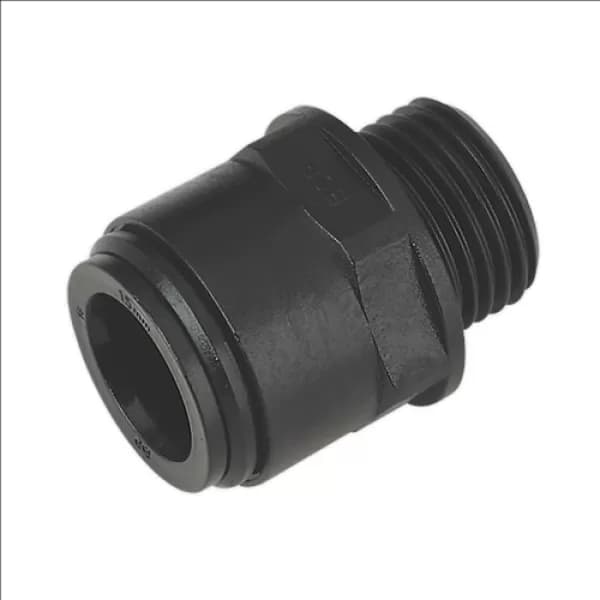 Genuine SEALEY CAS15SA Straight Adaptor 15mm 1/2BSP Pack of 2