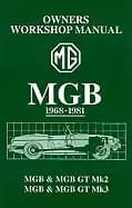 mgb 1968 1981 owners workshop manual glovebox edition mgb and mgb gt mk 2 a