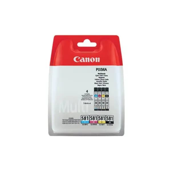 Canon CLI-581 Inkjet Cartridge Multipack CMYK 2103C007 2103C007