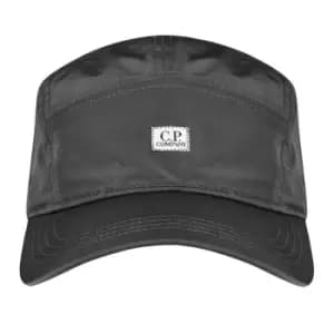 CP Company Chrome Logo Cap - Black
