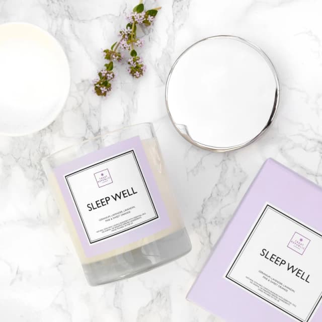 Treat Republic Sleep Well Scented Candle White