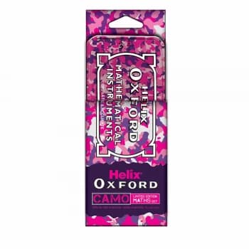Oxf Camo Maths Set Pink CDU Pack of 10 170509