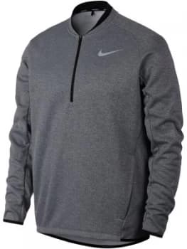 Mens Nike Therma Half Zip Jumper Grey