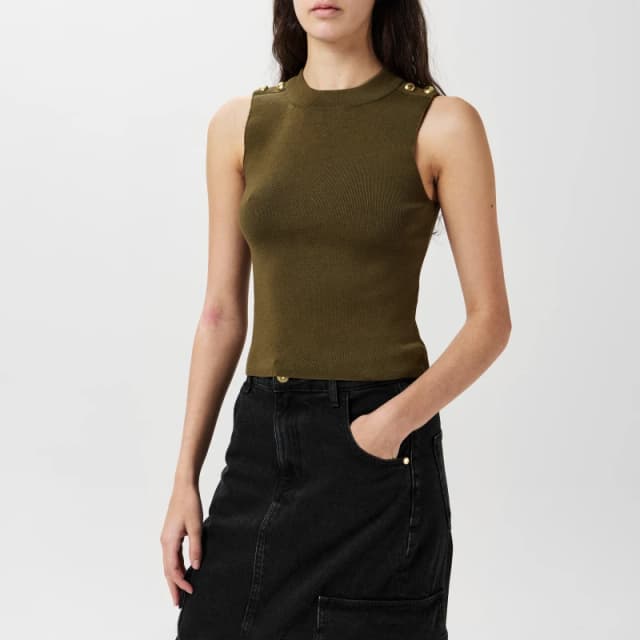 Barbour International Laia Sweater Vest - Green Green 14