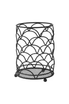 Vertex Deco Utensil Holder Black