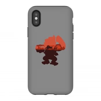 Nintendo Donkey Kong Silhouette Serengeti Phone Case - iPhone X - Tough Case - Gloss