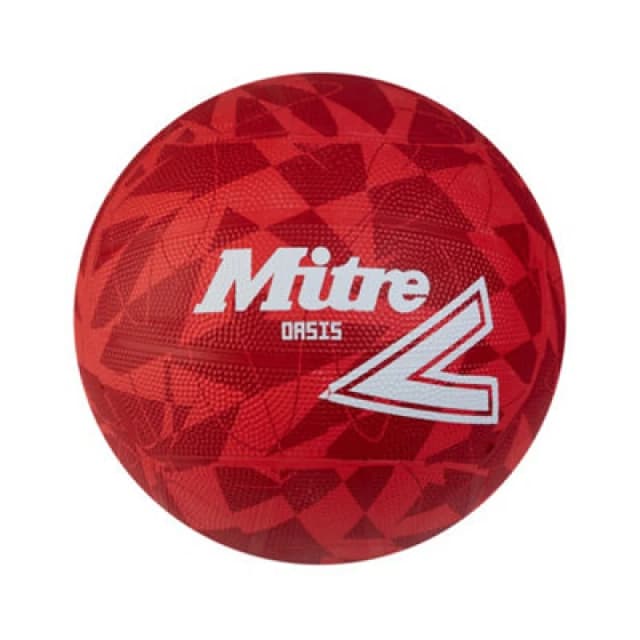 Mitre Oasis Netball Red/white (5)